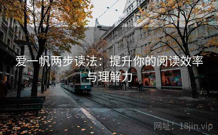 爱一帆两步读法：提升你的阅读效率与理解力